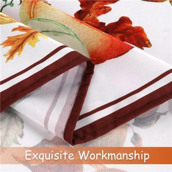 Thanksgiving & Halloween Pumpkins Tablecloth - Rectangle 60x84 inch - Picture 5 of 6